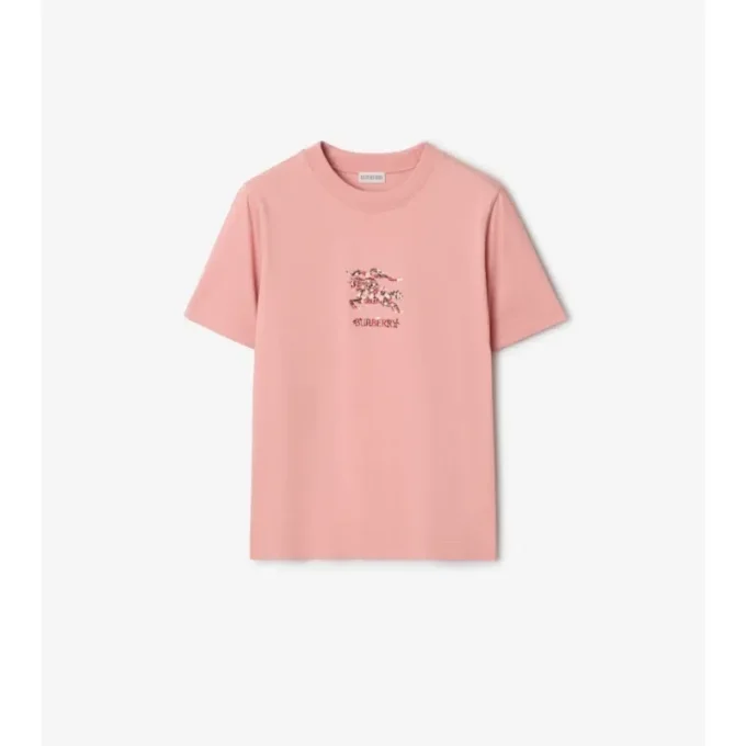 Blumiges EKD-T-Shirt aus Baumwolle