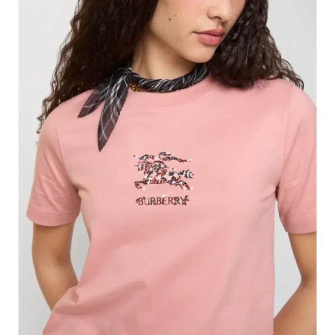 Blumiges EKD-T-Shirt aus Baumwolle