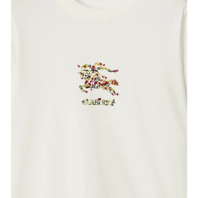 Blumiges EKD-T-Shirt aus Baumwolle Blumiges EKD-T-Shirt aus Baumwolle