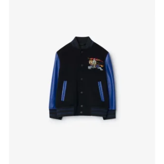 Bomberjacke aus Wolle und Kaschmir