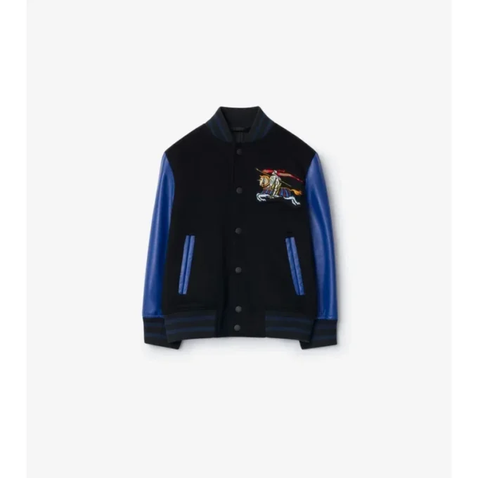 Bomberjacke aus Wolle und Kaschmir
