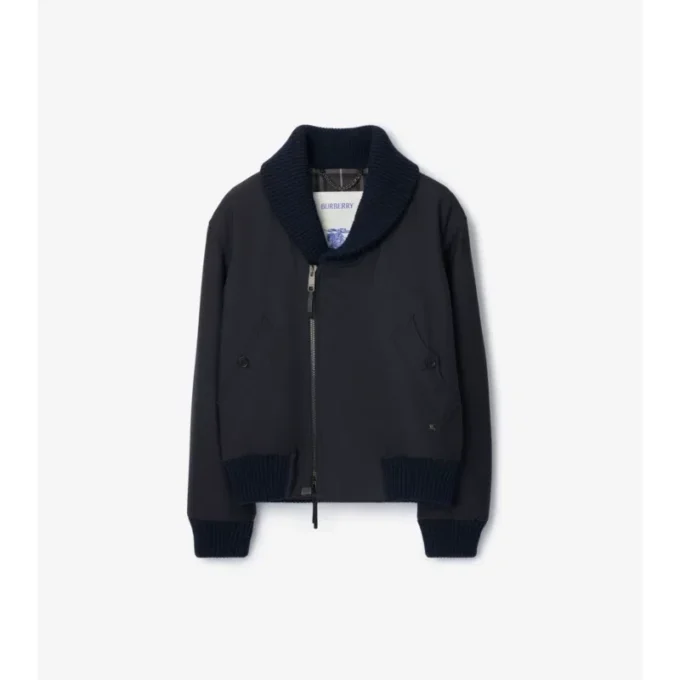 Bomberjacke aus Wollmischung