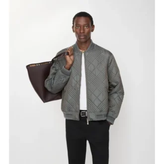 Bomberjacke „Rakewood“ mit Micro-Check-Stitch