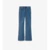 Bootcut-Jeans mit hoher Leibhöhe