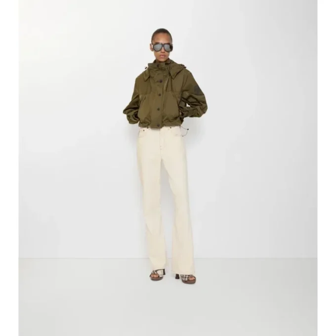 Bootcut-Jeans mit hoher Leibhöhe