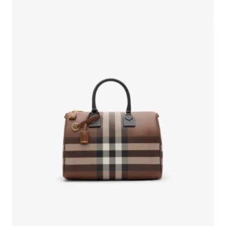 Bowlingtasche mit mittelgroßem Karomuster