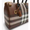 Bowlingtasche mit mittelgroßem Karomuster