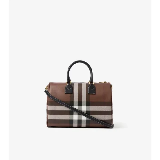 Bowlingtasche mit mittelgroßem Karomuster