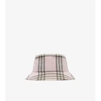 Bucket Hat aus Baumwolle mit Karomuster