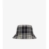 Bucket Hat aus Baumwolle mit Karomuster