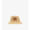 Bucket-Hut mit Raffia-Optik und Ritter-Stempel