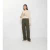 Cargohose aus Gabardine mit Karobeschlägen