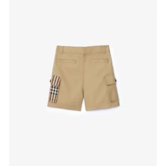 Cargoshorts aus Baumwolle mit Karomuster