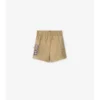 Cargoshorts aus Baumwolle mit Karomuster