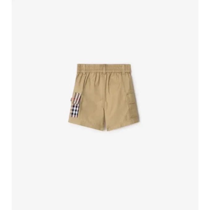 Cargoshorts aus Baumwolle mit Karomuster