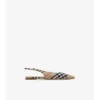 Check Dame Slingback Ballerinas 