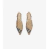 Check Dame Slingback Ballerinas 