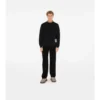 Check Label Baumwoll-Sweatshirt