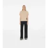 Check Label Baumwoll-T-Shirt