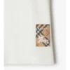 Check Label Baumwoll-T-Shirt