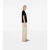 Check Label Baumwoll-T-Shirt