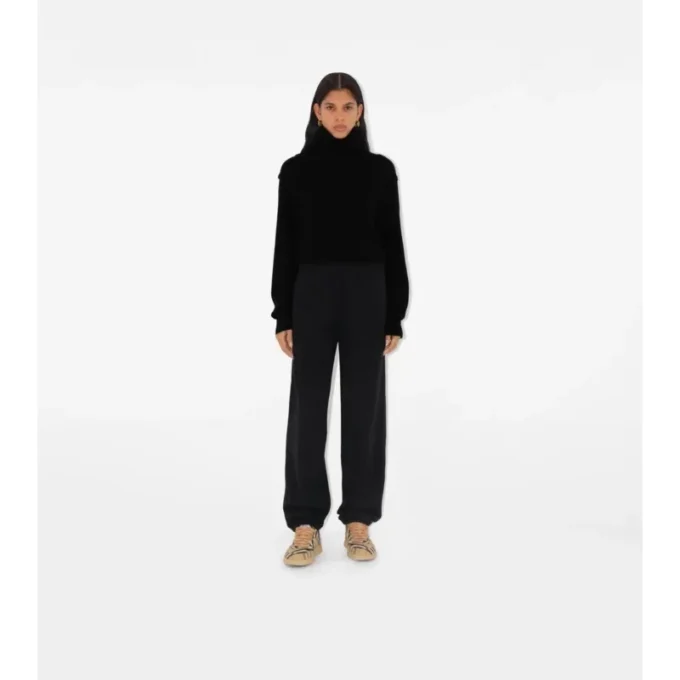 Check Label Jogginghose aus Baumwolle