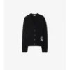 Check Label Wollcardigan