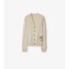 Check Label Wollcardigan