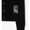 Check Label Wollcardigan