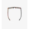 Check-Sonnenbrille mit rundem Rahmen