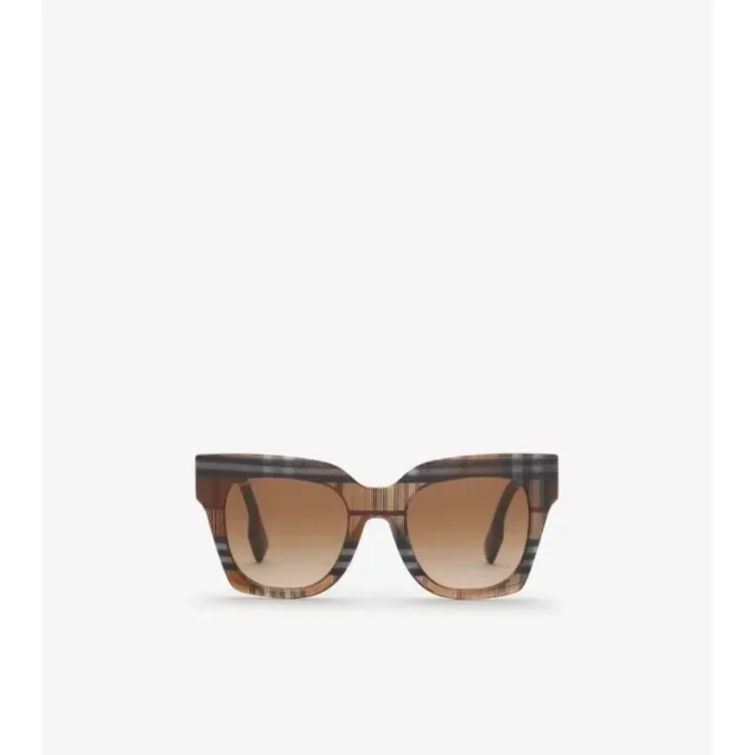 Check Square Sonnenbrille
