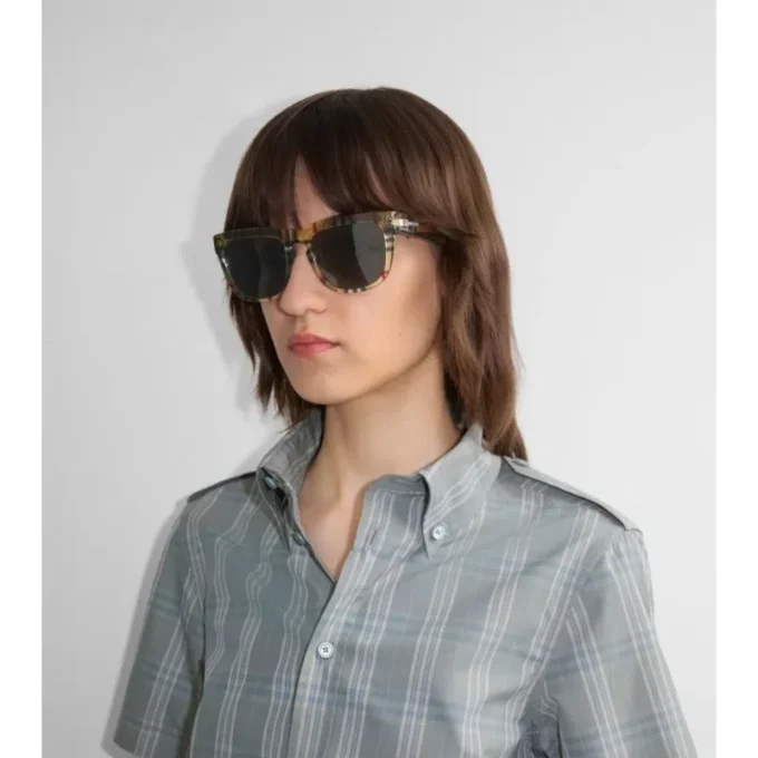 Check Square Sonnenbrille