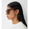 Check Square Sonnenbrille