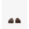 Clogs aus Wildleder mit Karomuster