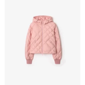 Delley Pufferjacke aus Nylon mit Karomuster