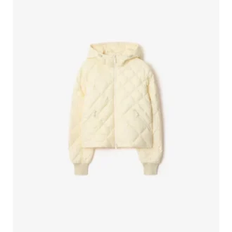 Delley Pufferjacke aus Nylon mit Karomuster