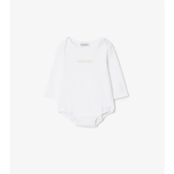 Dreiteiliges Baby-Geschenkset aus Baumwolle mit Karomuster