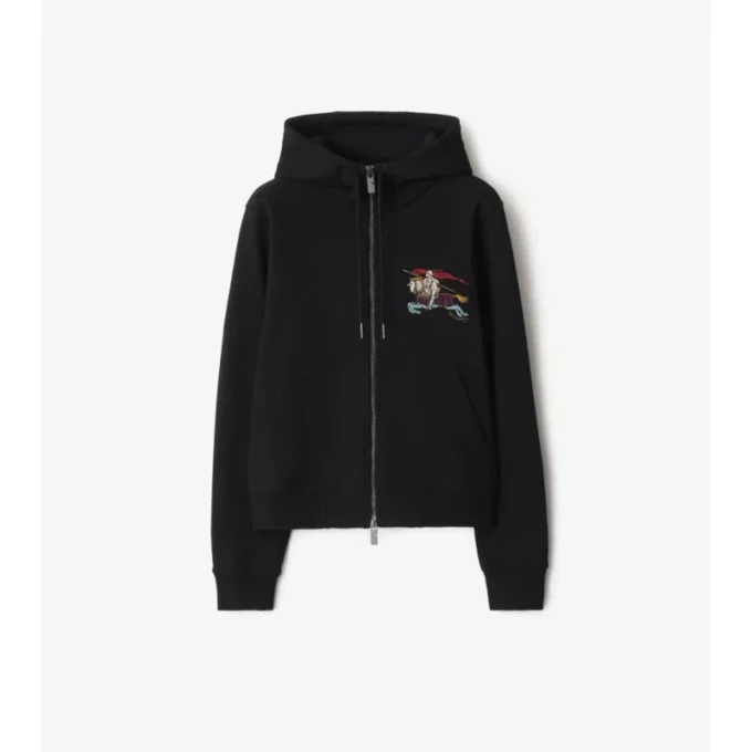 EKD Baumwoll-Kapuzenpullover mit Reißverschluss