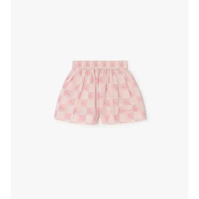 EKD Baumwollshorts mit Schachbrettmuster