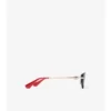 EKD Metall-Cat-Eye-Sonnenbrille
