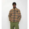 Fleece aus Woll-Kaschmir-Mischung mit Karomuster