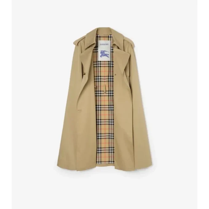 Gabardine Belmont Trench Cape