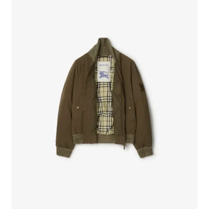 Gabardine-Bomberjacke