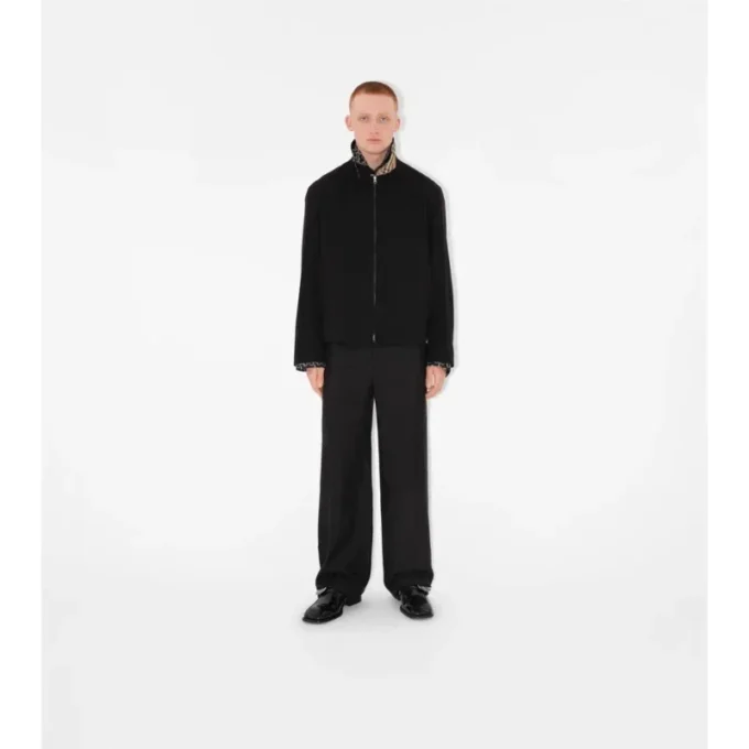 Gabardine-Harrington-Jacke