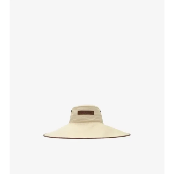 Gabardine-Sonnenhut mit Logo