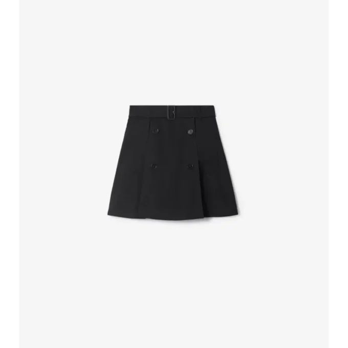 Gabardine-Trench-Minirock