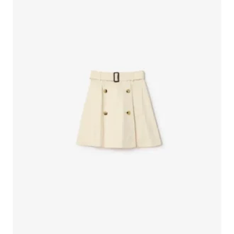 Gabardine-Trench-Minirock