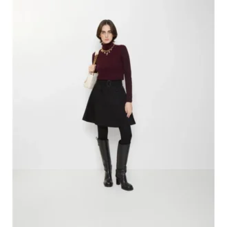 Gabardine-Trench-Minirock
