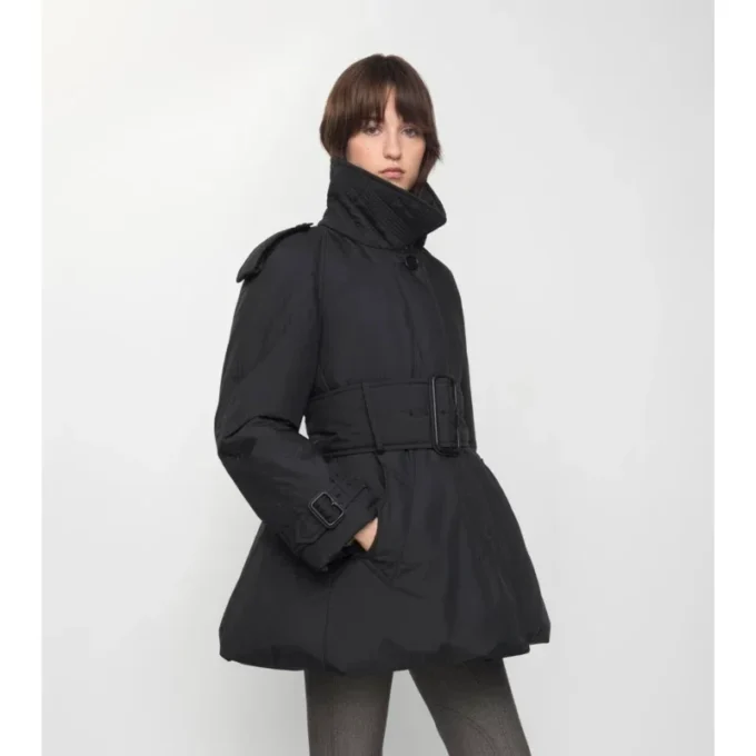 Gepolsterter Berryhill-Car Coat mit Gürtel