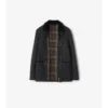 Gesteppte Barn-Jacke aus Wolle